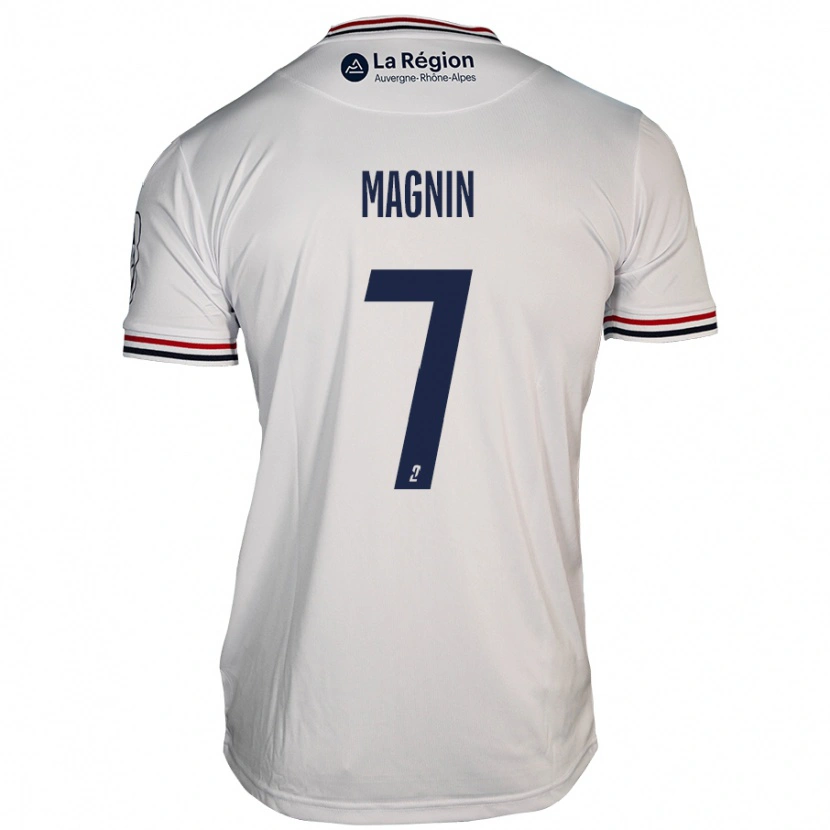 Danxen Dětské Yohann Magnin #7 Bílý Daleko Hráčské Dresy 2024/25 Dres