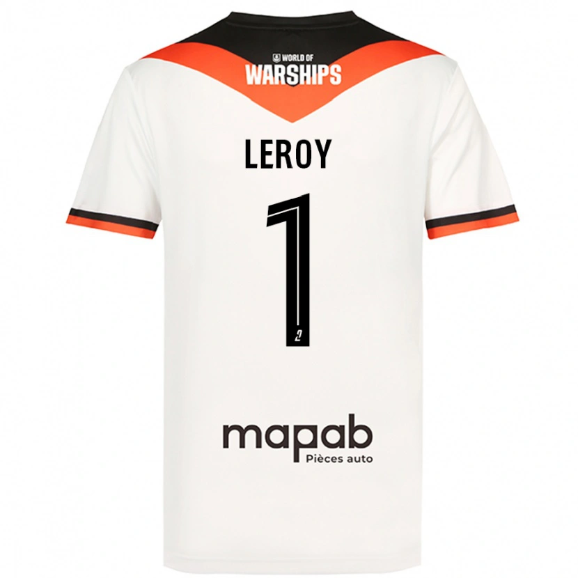Danxen Dětské Benjamin Leroy #1 Bílý Daleko Hráčské Dresy 2024/25 Dres