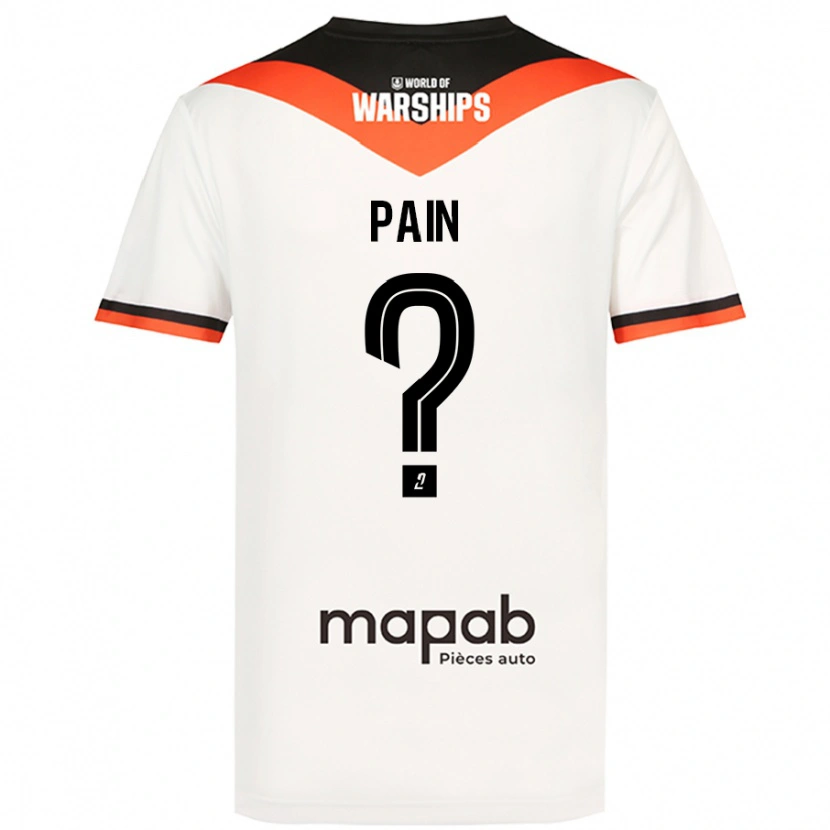 Danxen Dětské Ilan Pain #0 Bílý Daleko Hráčské Dresy 2024/25 Dres