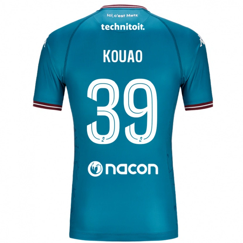 Danxen Dětské Koffi Kouao #39 Modrý Benzín Daleko Hráčské Dresy 2024/25 Dres