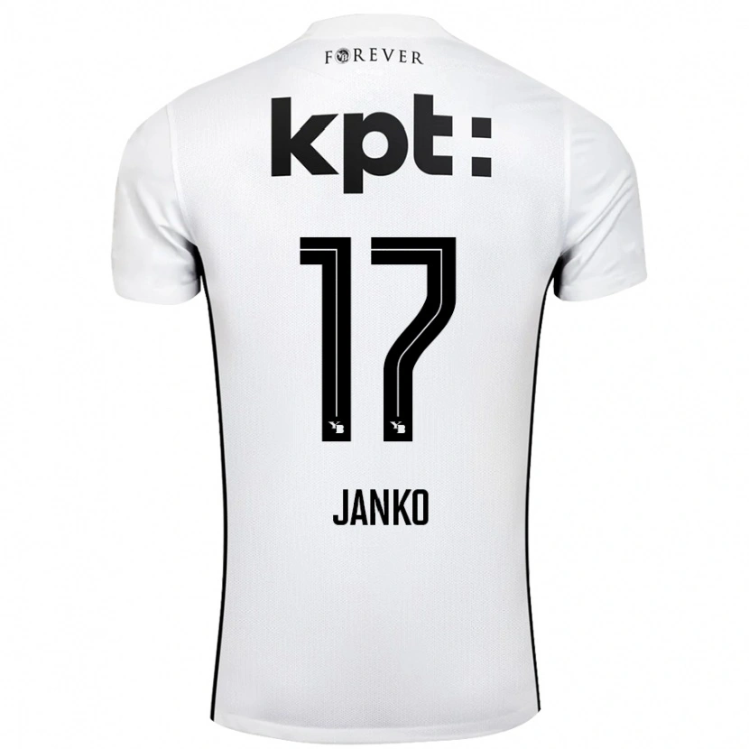 Danxen Dětské Saidy Janko #17 Bílá Černá Daleko Hráčské Dresy 2024/25 Dres
