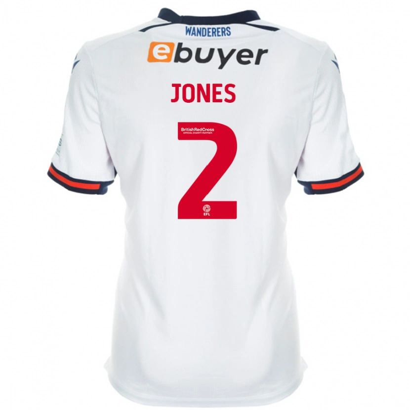 Danxen Pánské Gethin Jones #2 Bílý Domů Hráčské Dresy 2024/25 Dres