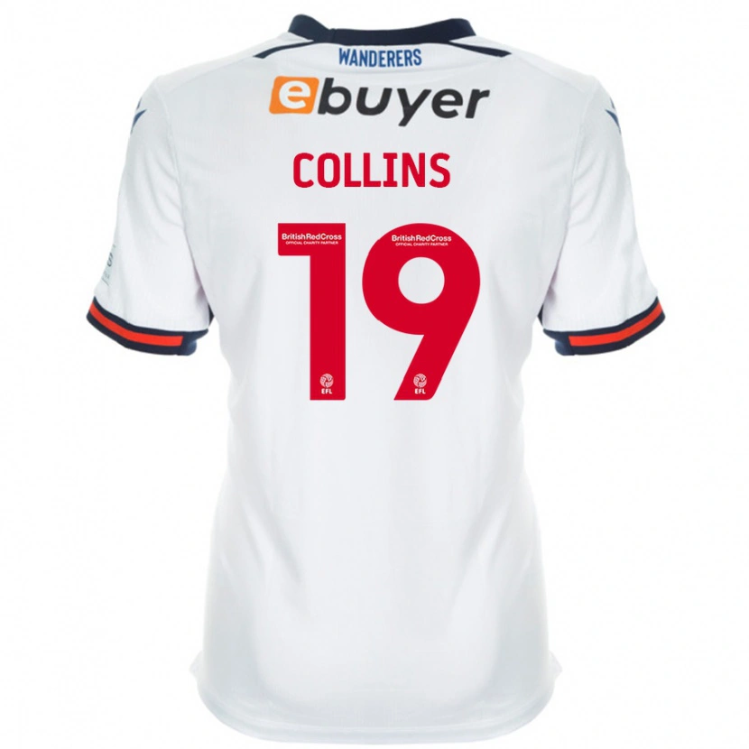 Danxen Pánské Aaron Collins #19 Bílý Domů Hráčské Dresy 2024/25 Dres