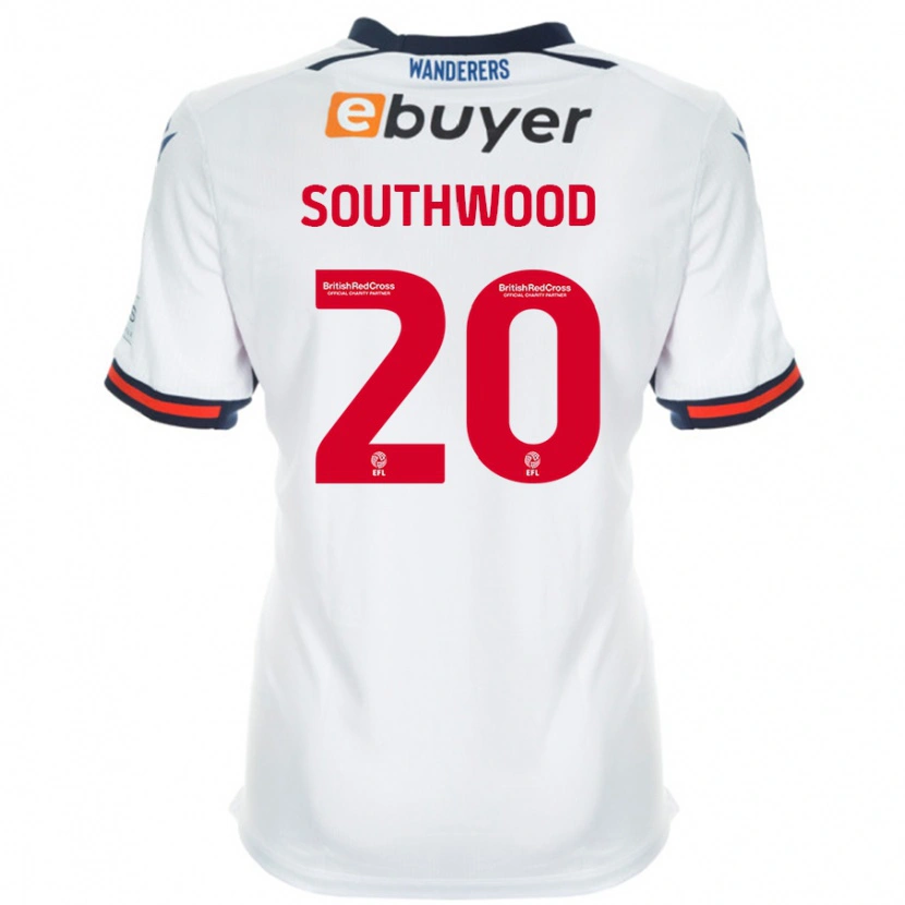 Danxen Pánské Luke Southwood #20 Bílý Domů Hráčské Dresy 2024/25 Dres