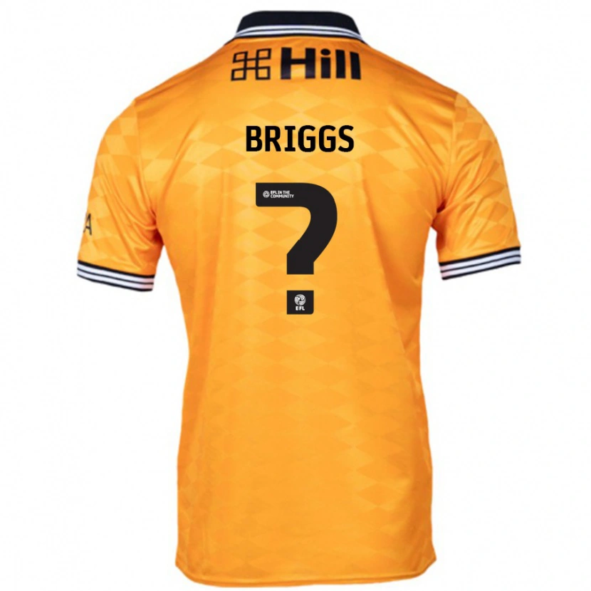Danxen Pánské Jj Briggs #0 Pomerančový Domů Hráčské Dresy 2024/25 Dres