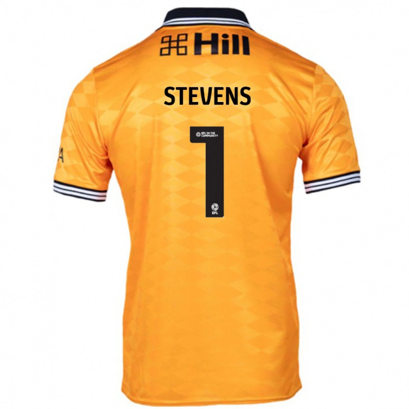 Danxen Pánské Jack Stevens #1 Pomerančový Domů Hráčské Dresy 2024/25 Dres
