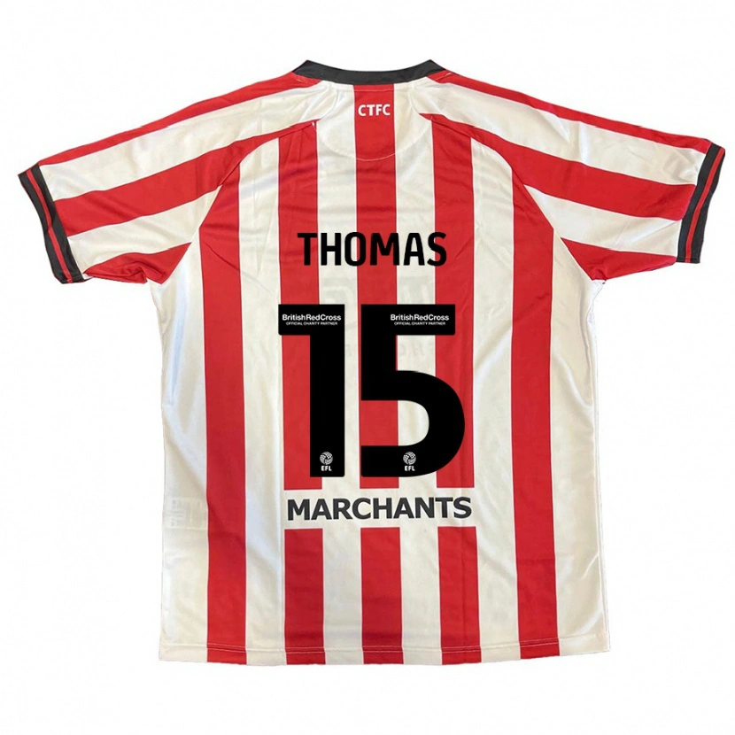 Danxen Pánské Jordan Thomas #15 Červená Bílá Domů Hráčské Dresy 2024/25 Dres