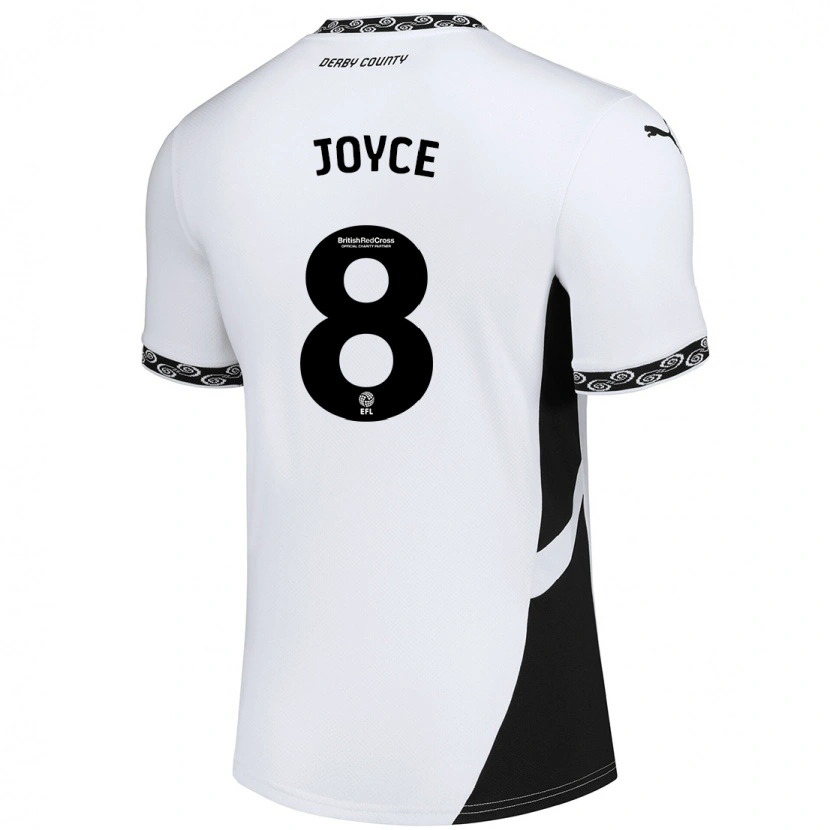 Danxen Pánské Emily Joyce #8 Bílá Černá Domů Hráčské Dresy 2024/25 Dres