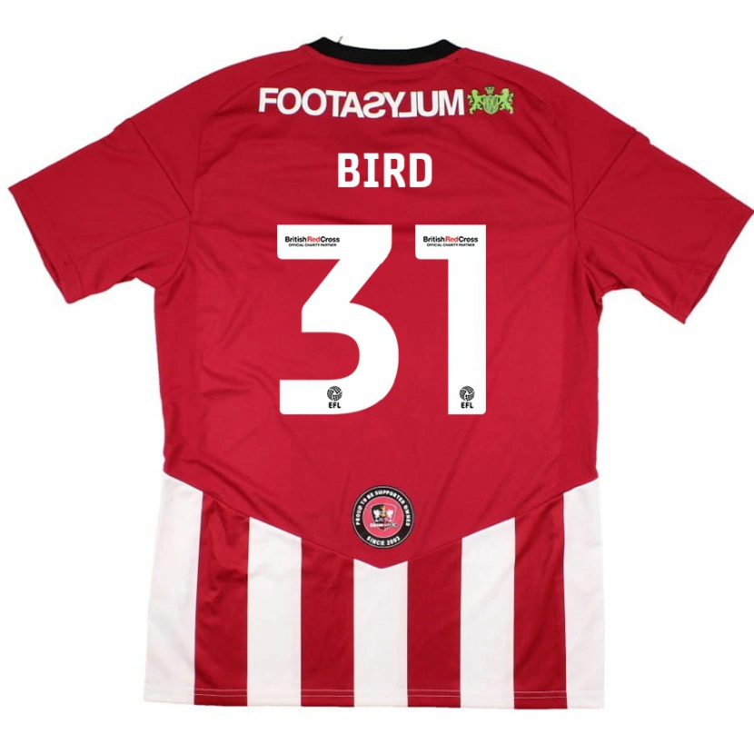 Danxen Pánské Jay Bird #31 Červená Bílá Domů Hráčské Dresy 2024/25 Dres