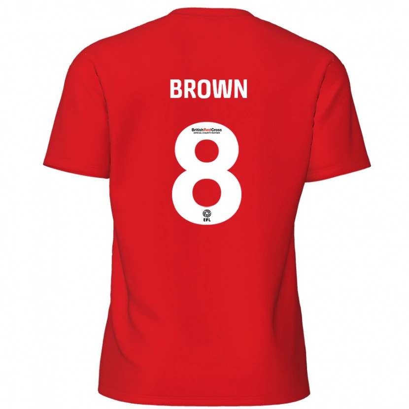 Danxen Pánské Jordan Brown #8 Červený Domů Hráčské Dresy 2024/25 Dres