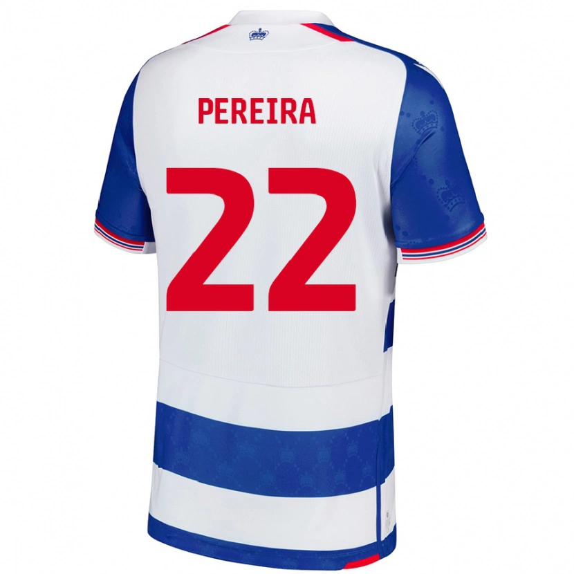 Danxen Pánské Joel Pereira #22 Modrá Bílá Domů Hráčské Dresy 2024/25 Dres