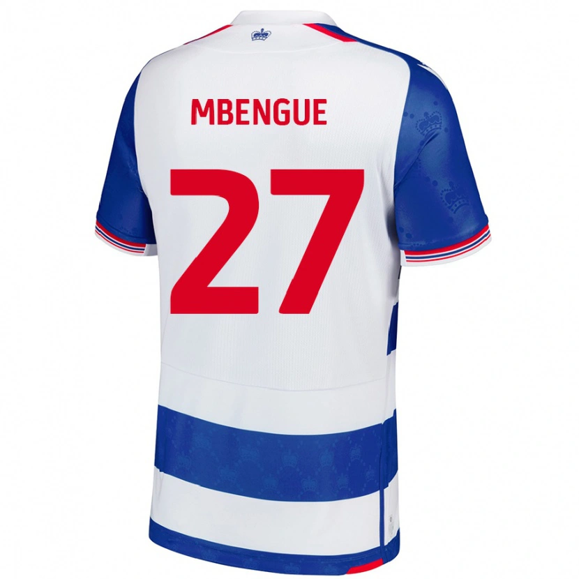 Danxen Pánské Amadou Salif Mbengue #27 Modrá Bílá Domů Hráčské Dresy 2024/25 Dres