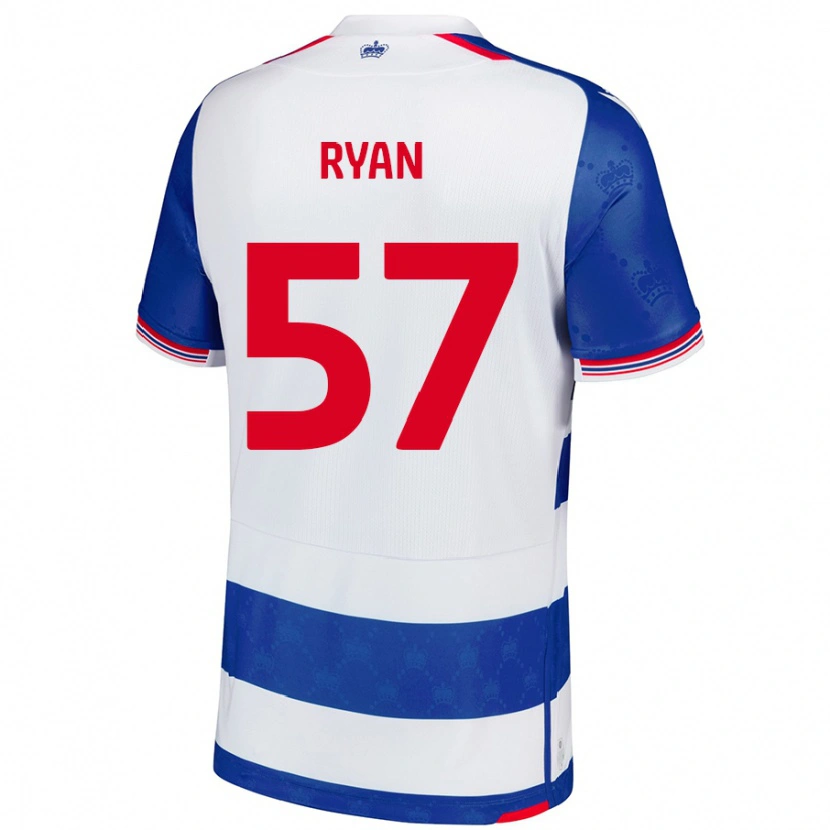 Danxen Pánské John Ryan #57 Modrá Bílá Domů Hráčské Dresy 2024/25 Dres