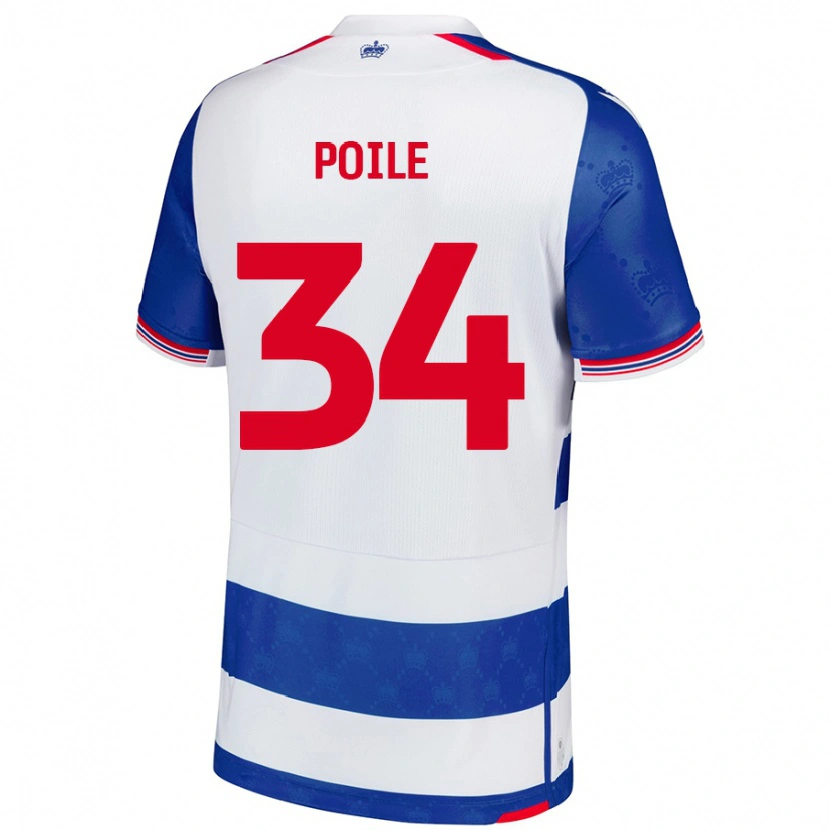 Danxen Pánské Imogen Poile #34 Modrá Bílá Domů Hráčské Dresy 2024/25 Dres
