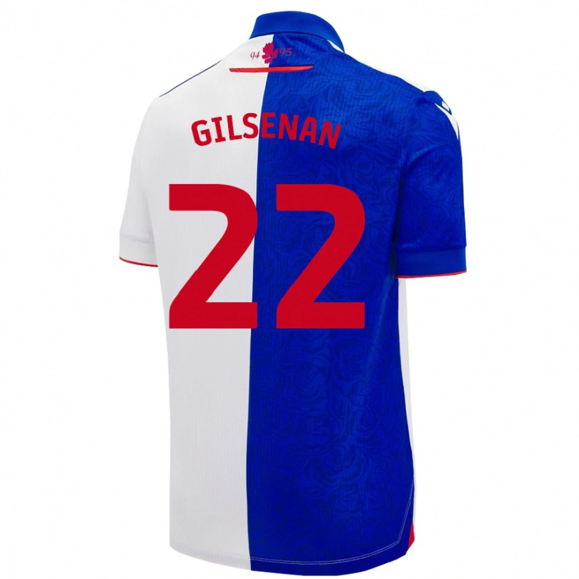 Danxen Pánské Zak Gilsenan #22 Nebesky Modrá Bílá Domů Hráčské Dresy 2024/25 Dres