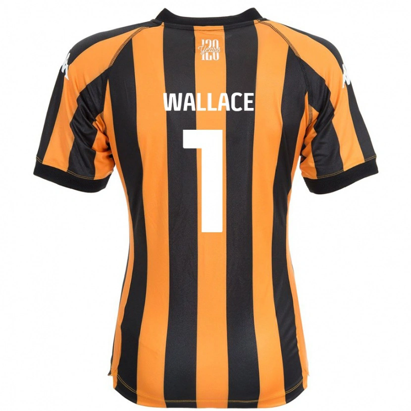 Danxen Pánské Abbi Wallace #1 Černá Ambra Domů Hráčské Dresy 2024/25 Dres