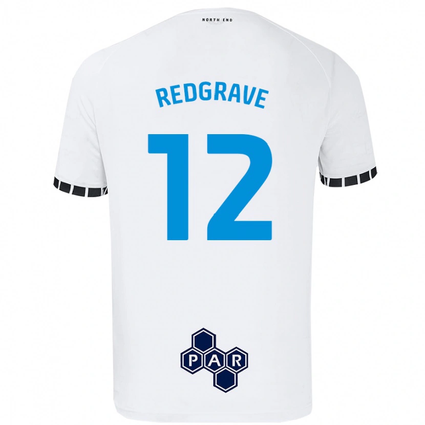 Danxen Pánské Jodie Redgrave #12 Bílý Domů Hráčské Dresy 2024/25 Dres