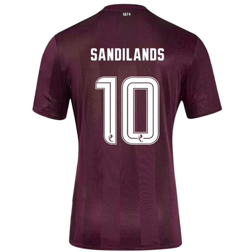Danxen Pánské Callum Sandilands #10 Burgundské Domů Hráčské Dresy 2024/25 Dres