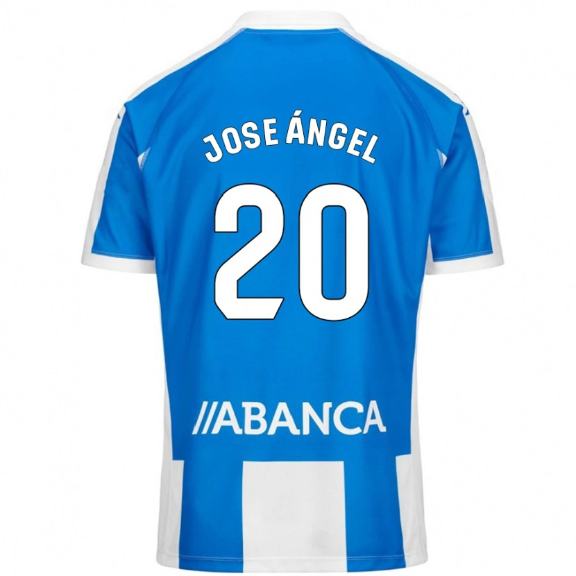 Danxen Pánské José Ángel Jurado #20 Modrá Bílá Domů Hráčské Dresy 2024/25 Dres