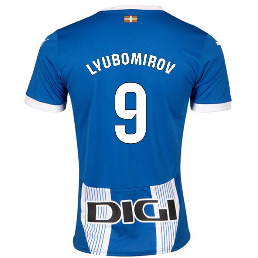 Danxen Pánské Daniel Lyubomirov #9 Modrý Domů Hráčské Dresy 2024/25 Dres