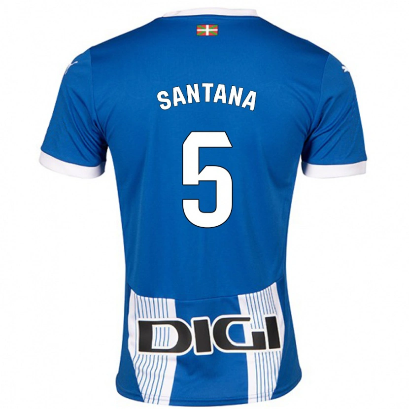 Danxen Pánské Vanesa Santana #5 Modrý Domů Hráčské Dresy 2024/25 Dres