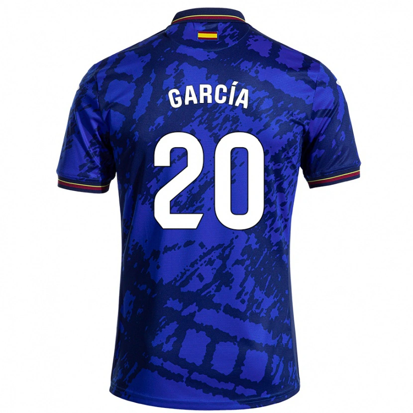 Danxen Pánské Álex García #20 Tmavší Modrá Domů Hráčské Dresy 2024/25 Dres