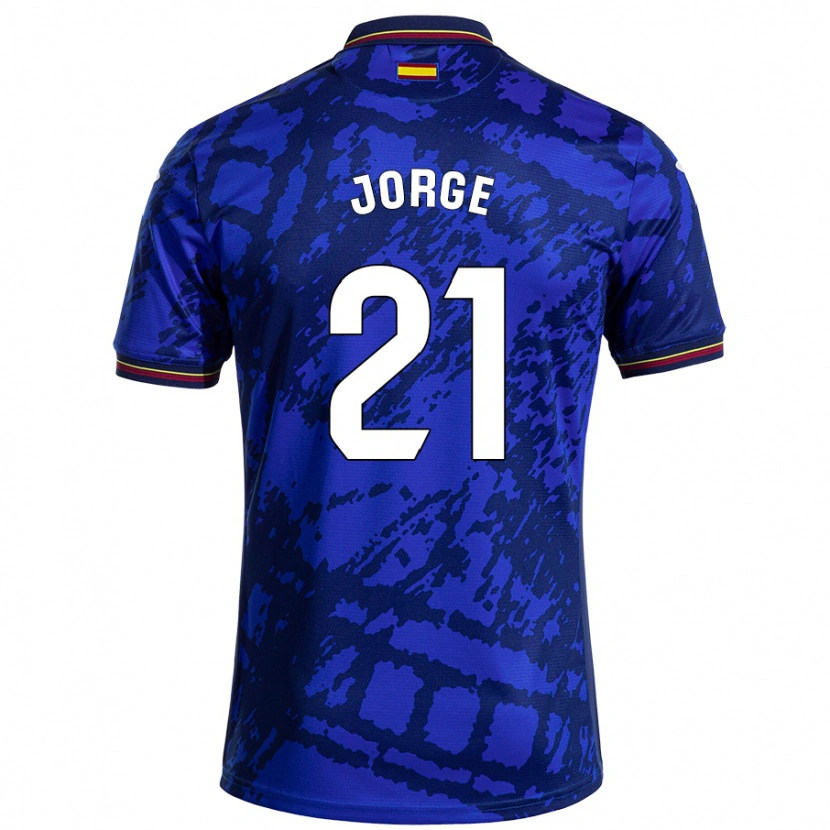 Danxen Pánské Jeremy Jorge #21 Tmavší Modrá Domů Hráčské Dresy 2024/25 Dres