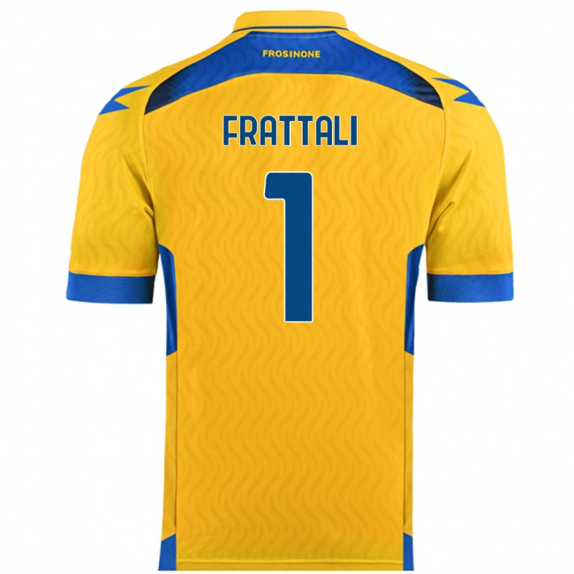 Danxen Pánské Pierluigi Frattali #1 Žluť Domů Hráčské Dresy 2024/25 Dres