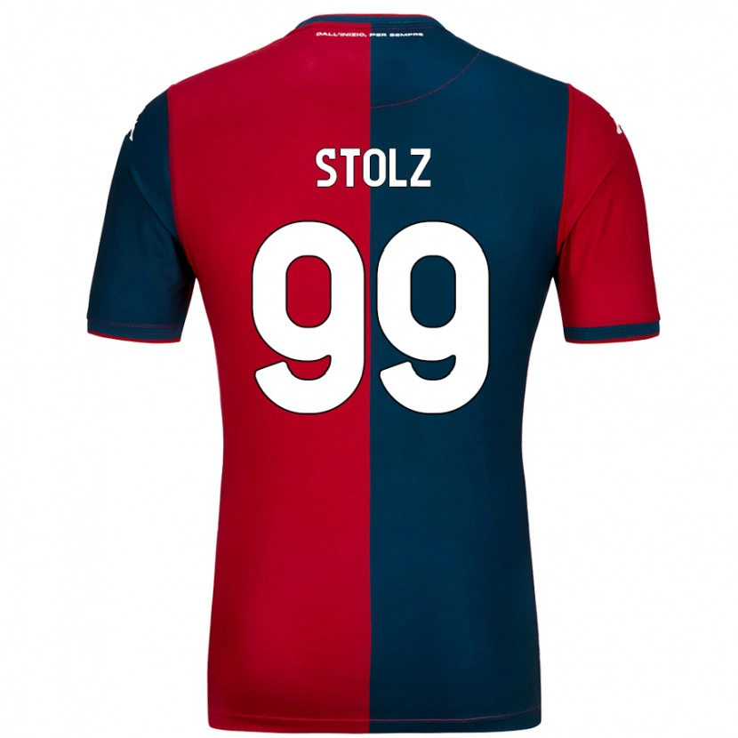 Danxen Pánské Franz Stolz #99 Červená Tmavě Modrá Domů Hráčské Dresy 2024/25 Dres