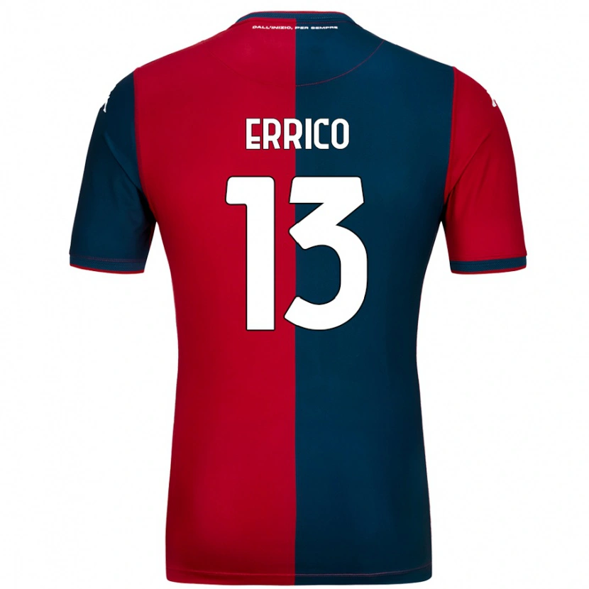 Danxen Pánské Emma Errico #13 Červená Tmavě Modrá Domů Hráčské Dresy 2024/25 Dres