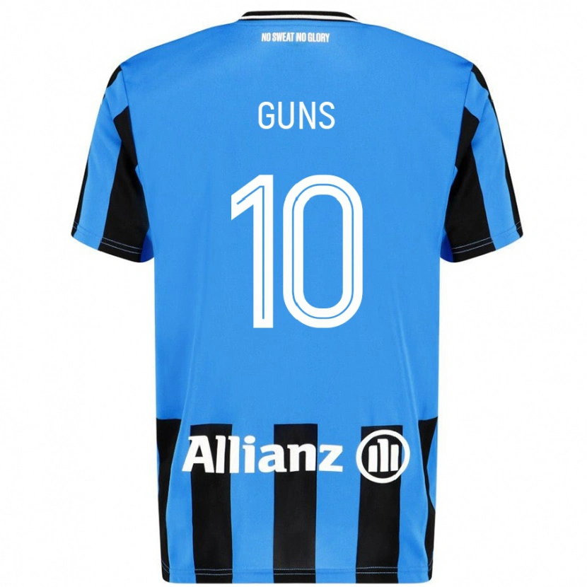 Danxen Pánské Celien Guns #10 Nebesky Modrá Černá Domů Hráčské Dresy 2024/25 Dres