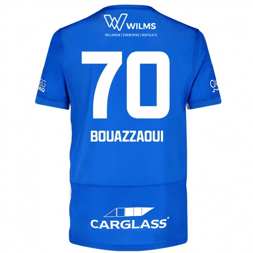 Danxen Pánské Ilyas Bouazzaoui #70 Modrý Domů Hráčské Dresy 2024/25 Dres