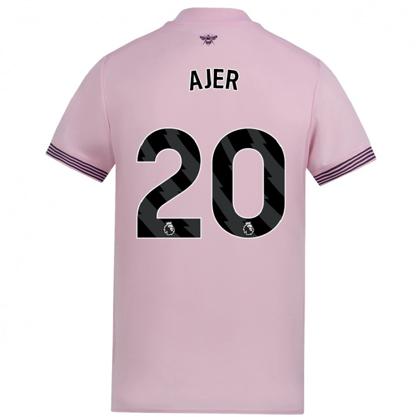 Danxen Pánské Kristoffer Ajer #20 Růžový Daleko Hráčské Dresy 2024/25 Dres