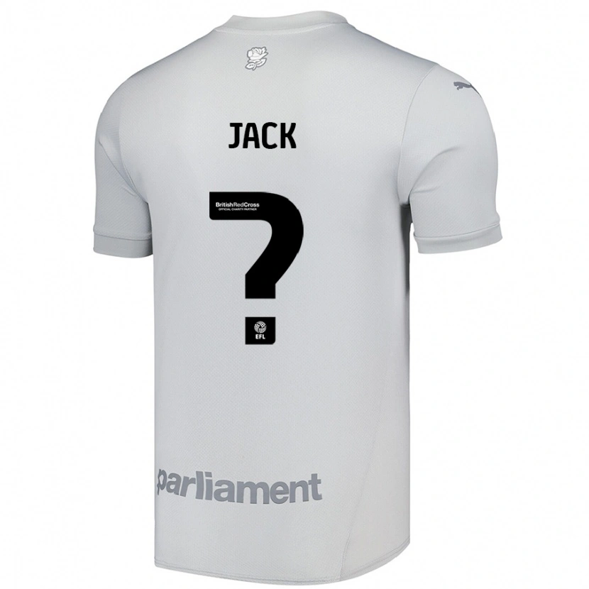 Danxen Pánské Jack Woodcock #0 Stříbrně Šedá Daleko Hráčské Dresy 2024/25 Dres
