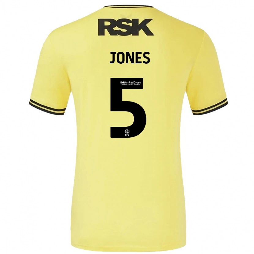 Danxen Pánské Lloyd Jones #5 Žlutá Černá Daleko Hráčské Dresy 2024/25 Dres