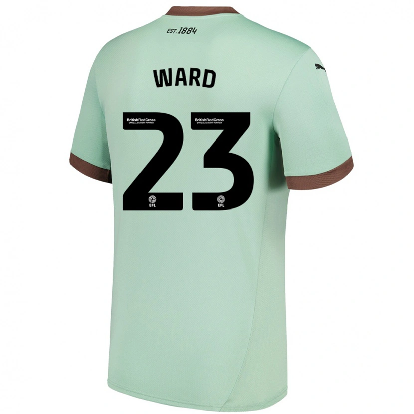 Danxen Pánské Joe Ward #23 Bledě Zelená Daleko Hráčské Dresy 2024/25 Dres