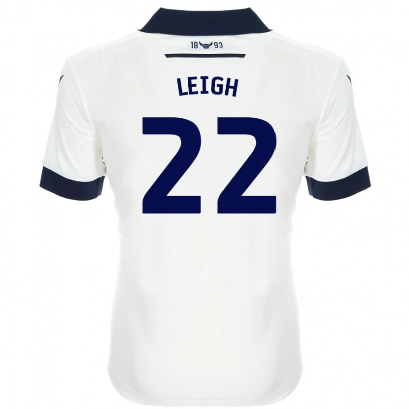 Danxen Pánské Greg Leigh #22 Bílá Tmavě Modrá Daleko Hráčské Dresy 2024/25 Dres