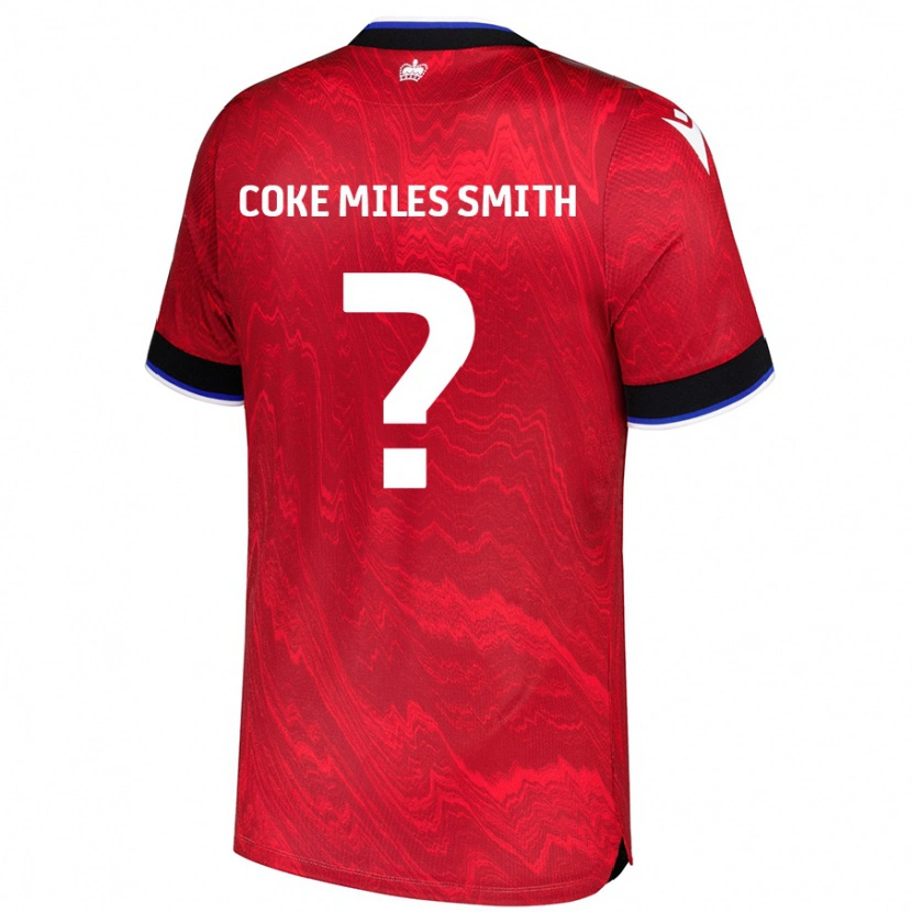 Danxen Pánské Kiyan Coke Miles Smith #0 Červená Černá Daleko Hráčské Dresy 2024/25 Dres