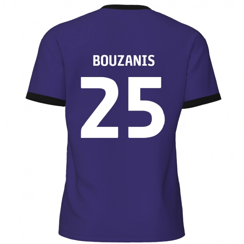 Danxen Pánské Dean Bouzanis #25 Fialová Daleko Hráčské Dresy 2024/25 Dres