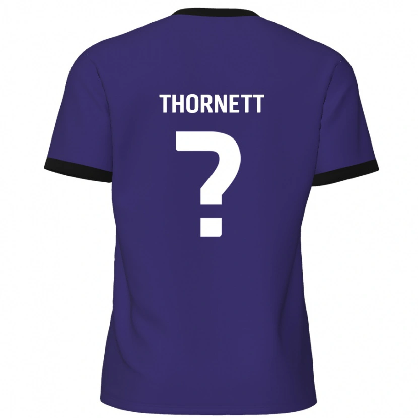 Danxen Pánské Alfie Thornett #0 Fialová Daleko Hráčské Dresy 2024/25 Dres