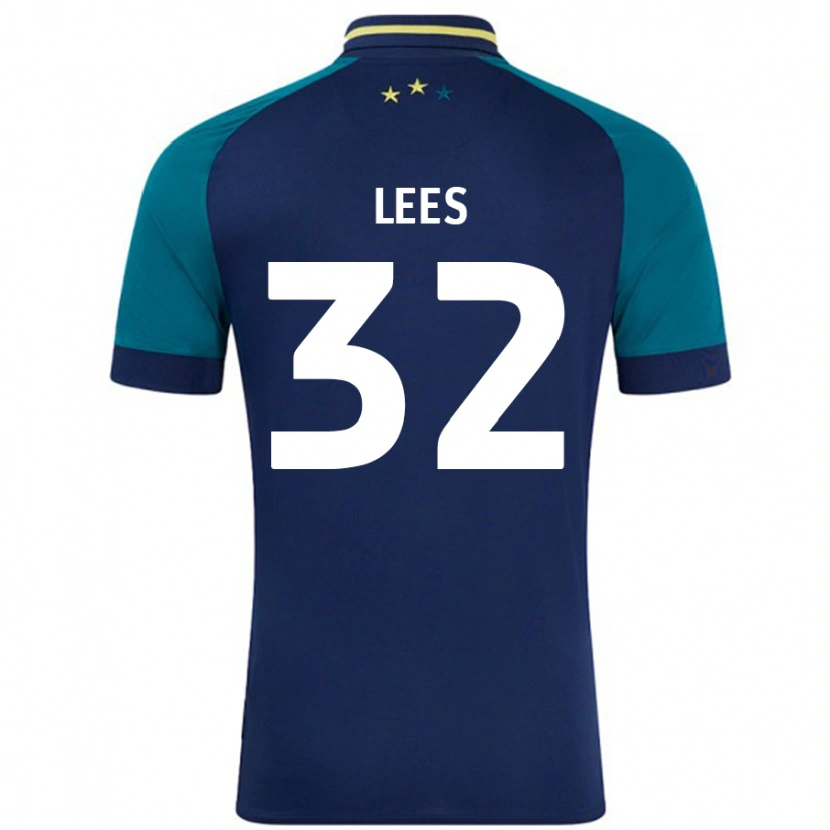 Danxen Pánské Tom Lees #32 Námořnická Tmavě Zelená Daleko Hráčské Dresy 2024/25 Dres