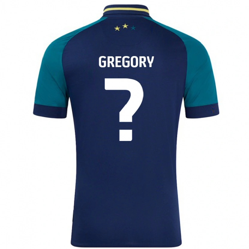 Danxen Pánské Anthony Gregory #0 Námořnická Tmavě Zelená Daleko Hráčské Dresy 2024/25 Dres