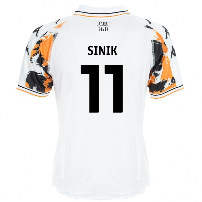 Danxen Pánské Doğukan Sinik #11 Bílý Daleko Hráčské Dresy 2024/25 Dres