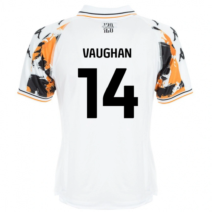 Danxen Pánské Harry Vaughan #14 Bílý Daleko Hráčské Dresy 2024/25 Dres