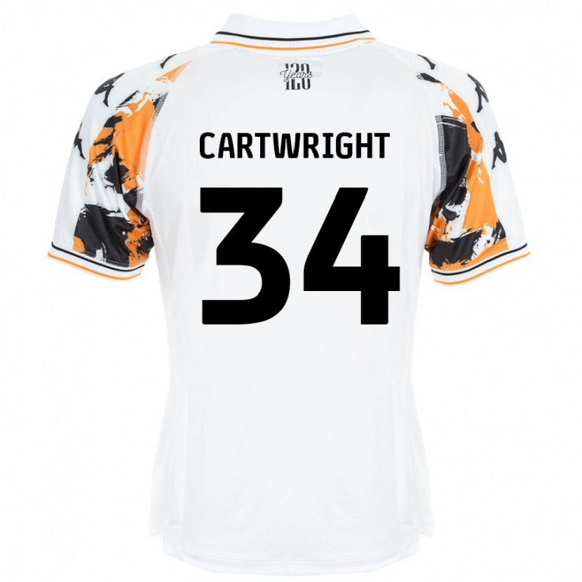 Danxen Pánské Harvey Cartwright #34 Bílý Daleko Hráčské Dresy 2024/25 Dres