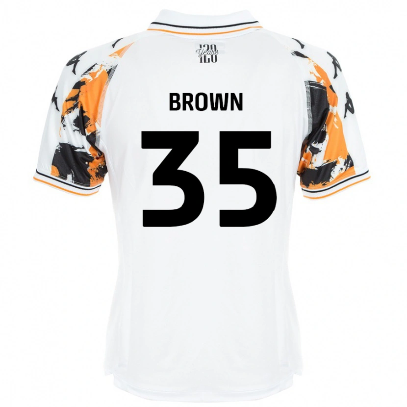 Danxen Pánské Pharrell Brown #35 Bílý Daleko Hráčské Dresy 2024/25 Dres