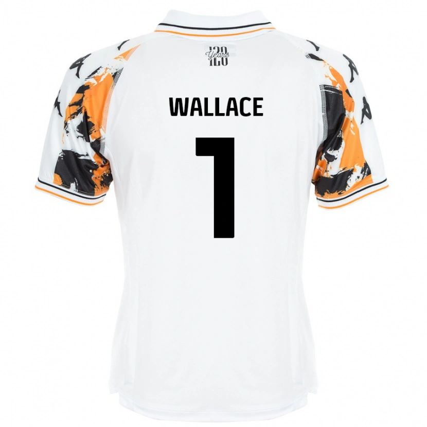 Danxen Pánské Abbi Wallace #1 Bílý Daleko Hráčské Dresy 2024/25 Dres