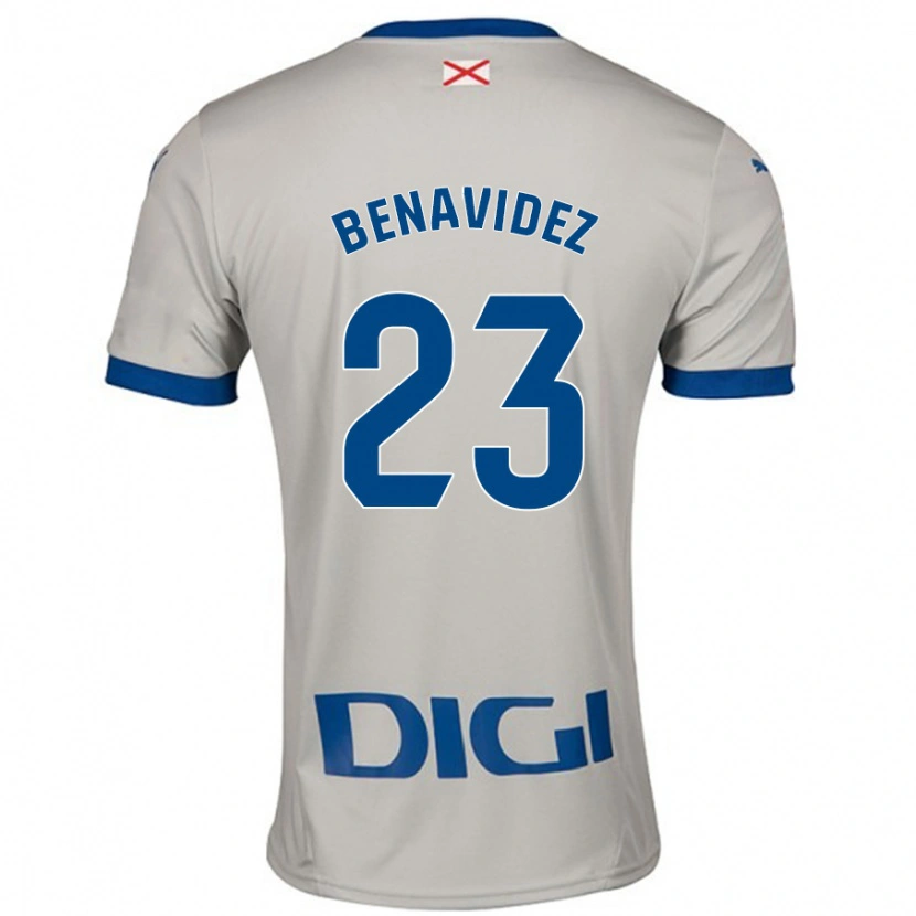 Danxen Pánské Carlos Benavidez #23 Světle Šedá Daleko Hráčské Dresy 2024/25 Dres