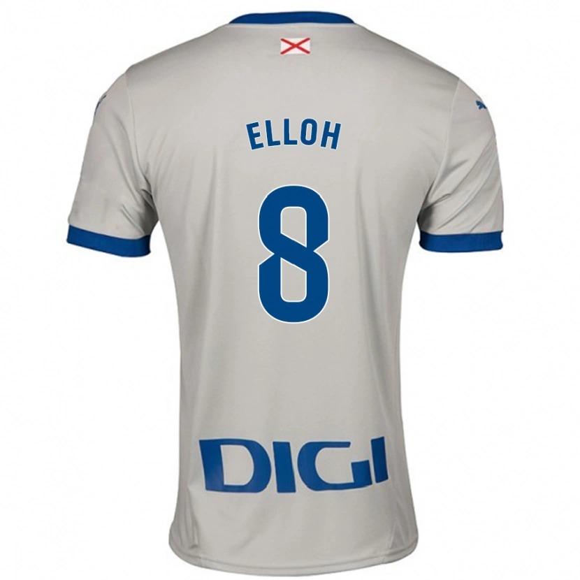 Danxen Pánské Rebecca Elloh #8 Světle Šedá Daleko Hráčské Dresy 2024/25 Dres