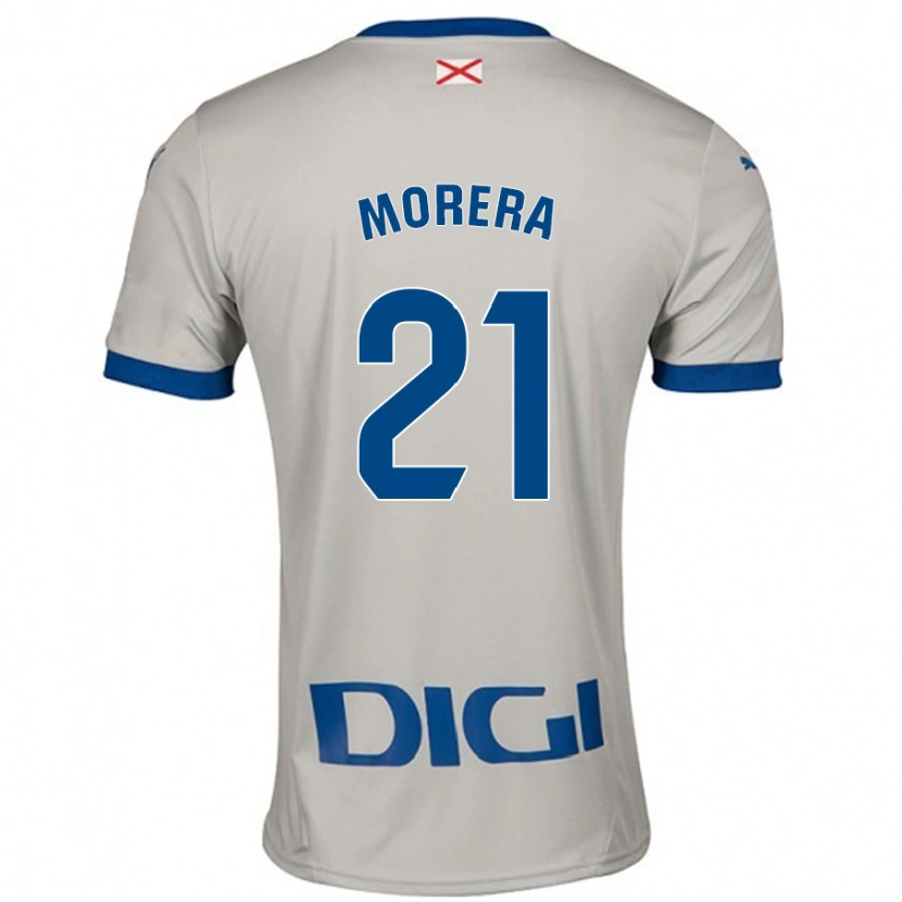 Danxen Pánské Carla Morera #21 Světle Šedá Daleko Hráčské Dresy 2024/25 Dres